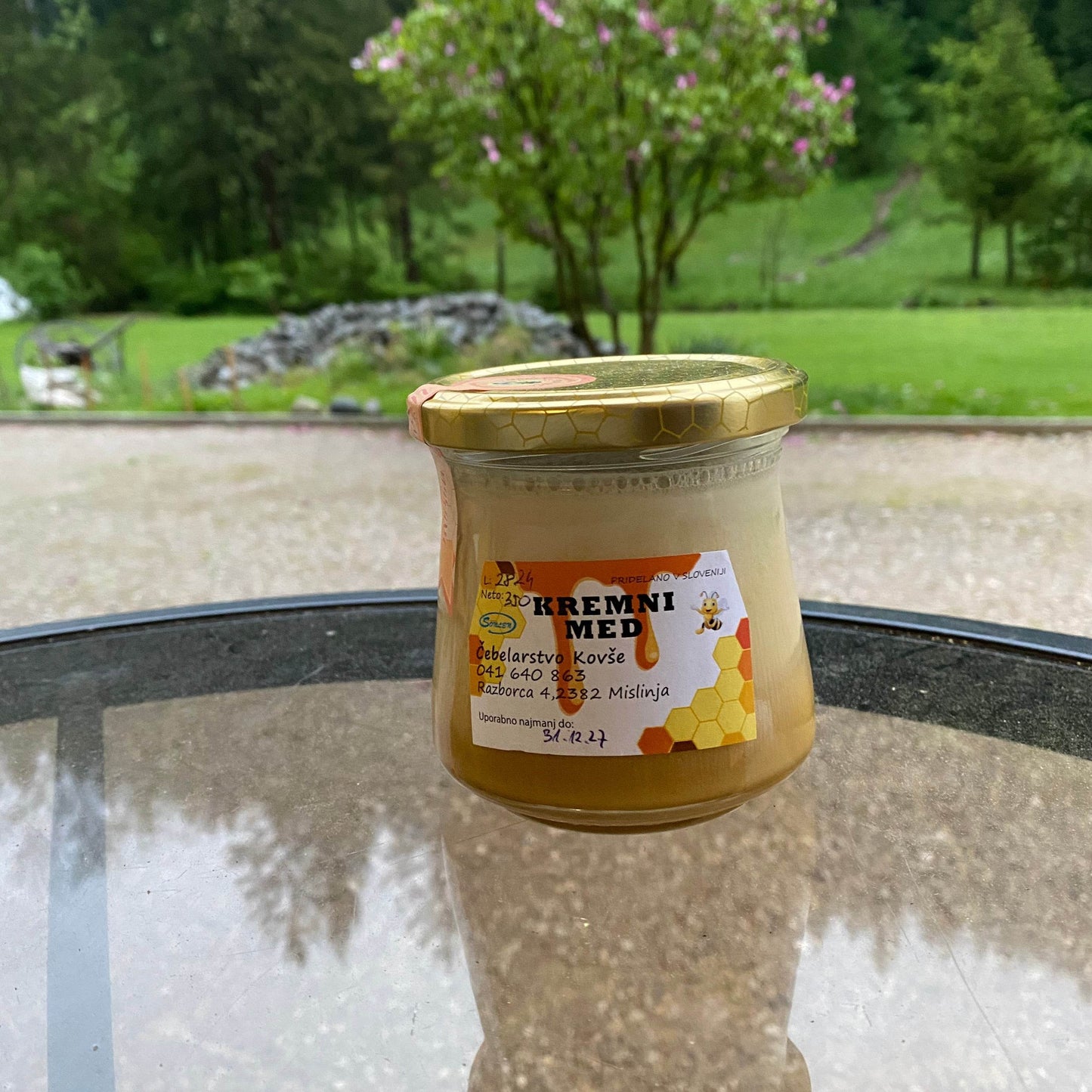 Kremni med 350g - Vesela Čebela - Čebelarstvo Kovše