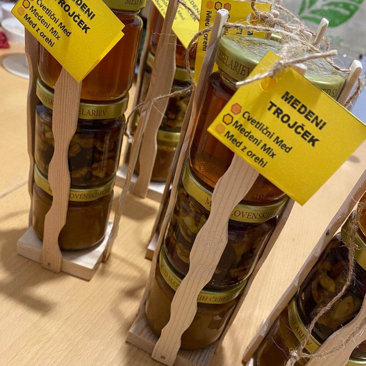 Medeni trojček - Vesela Čebela - Čebelarstvo Kovše